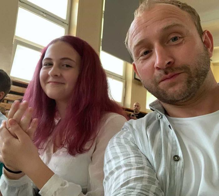 Borys Szyc pokazał świadectwo córki