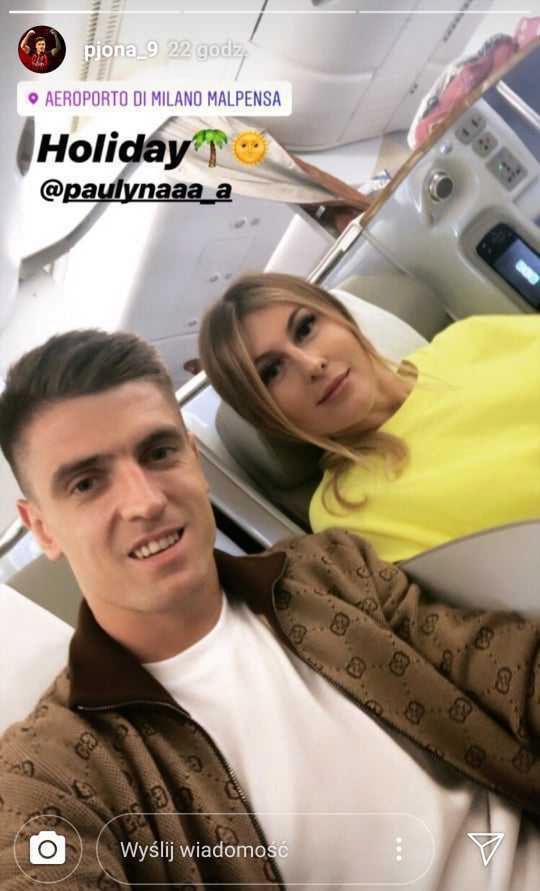 Krzysztof Piątek i Paulina Piątek - Instagram Stories