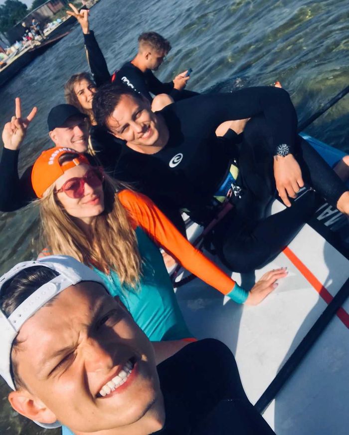 Marcelina Zawadzka i Rafał Jonkisz - obóz sportowy w Jastarni