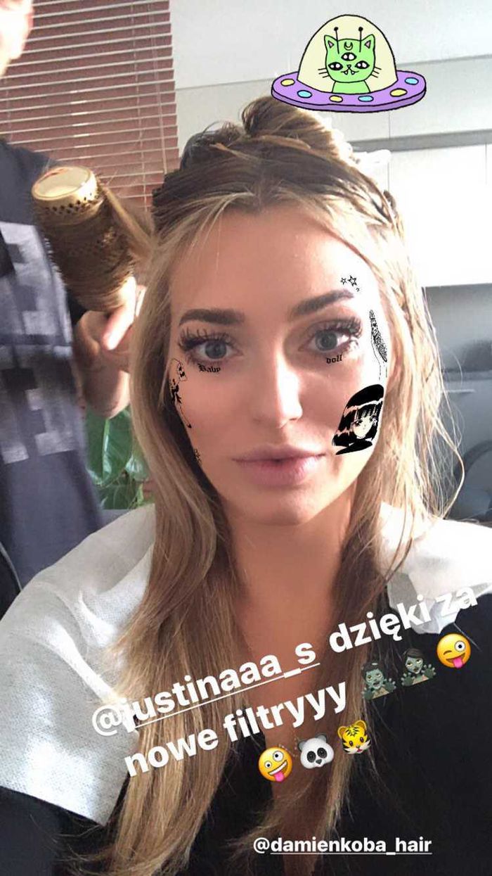 Marcelina Zawadzka u fryzjera