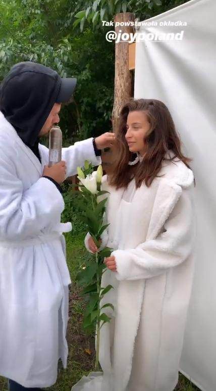 Julia Wieniawa - kulisy sesji zdjęciowej do magazynu JOY