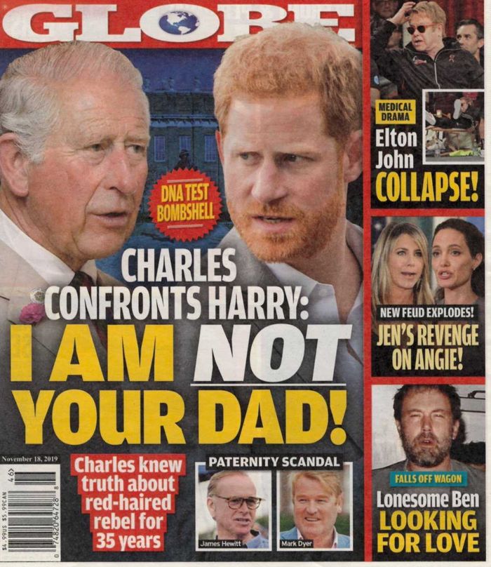 Książę Harry nie jest synem księcia Karola?