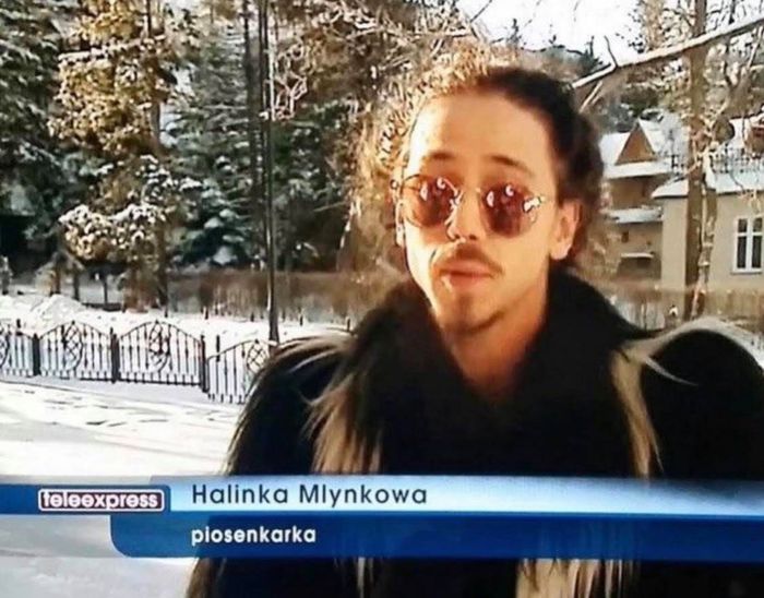 Michał Szpak jako Halina Mlynkova