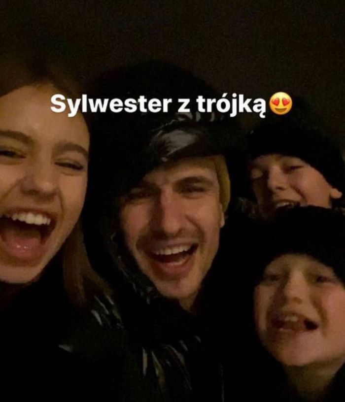 Jarosław Bieniuk spędził Sylwester 2019 z trójką swoich dzieci