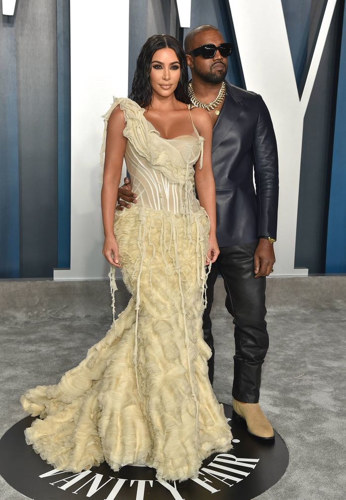 Kim Kardashian i Kanye West – Vanity Fair Oscar Party 2020