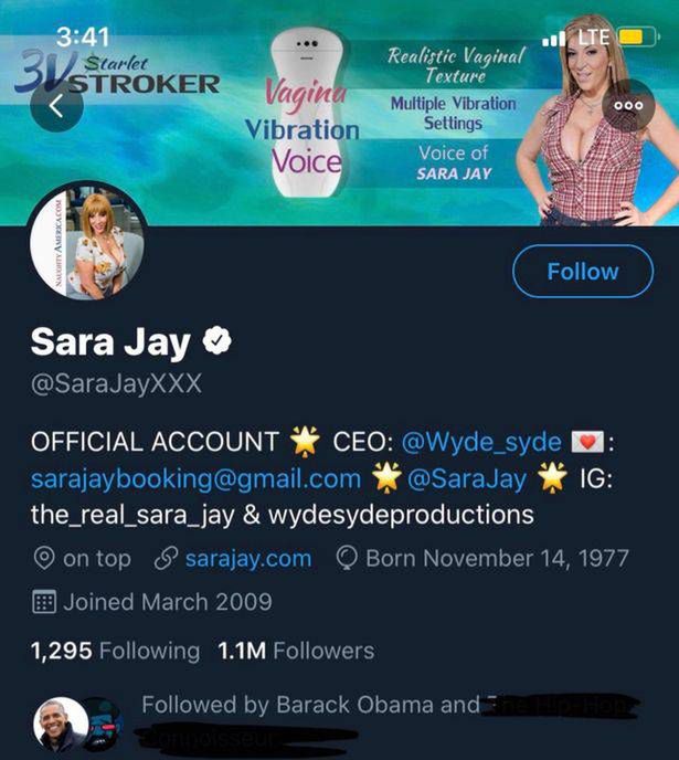 Barack Obama obserwuje na Twitterze Sarę Jay na