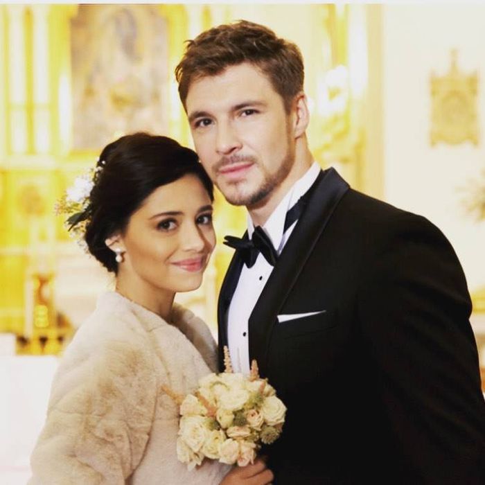 Mikołaj Roznerski i Adriana Kalska wzięli ślub na planie M jak miłość