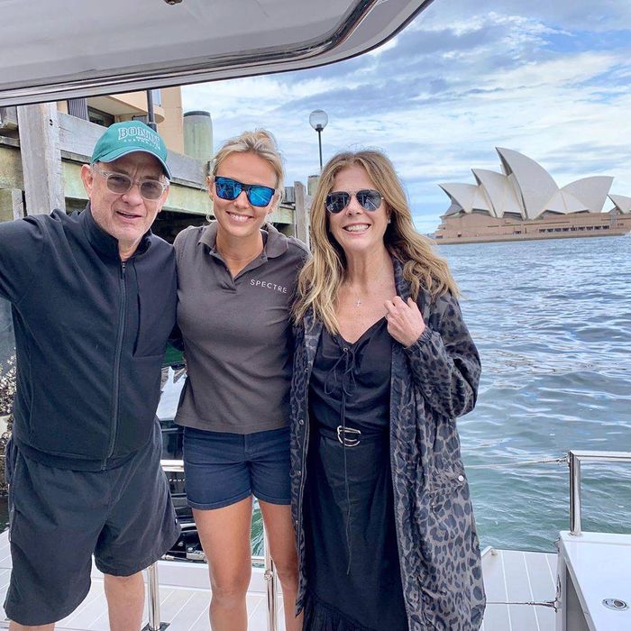 Tom Hanks i Rita Wilson w Australii, Instagram