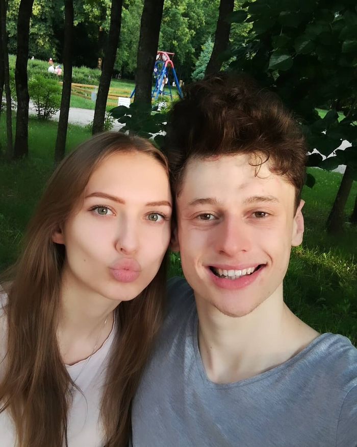 Dawid Woskanian z dziewczyną, Weroniką