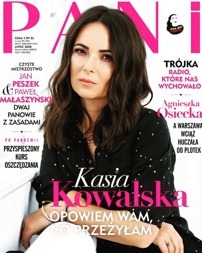 Kasia Kowalska na okładce magazynu Pani