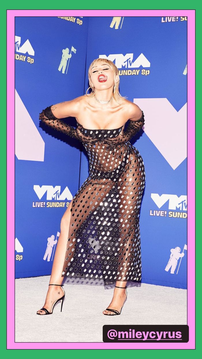 Miley Cyrus - MTV VMA 2020. Fot. Instagram