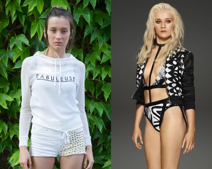 Ola Ławnik przed i po metamorfozie w Top Model