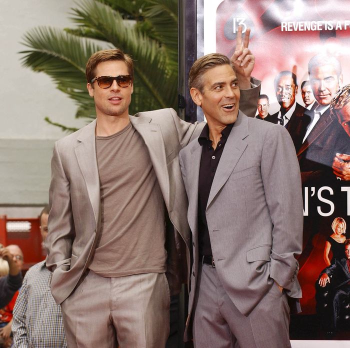 Brad Pitt i George Clooney