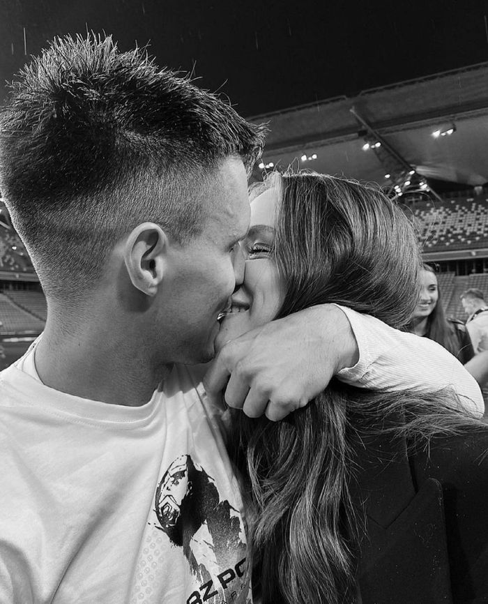 Bartosz Kapustka i Olga Nowotarska | fot. Instagram.com/kapi67