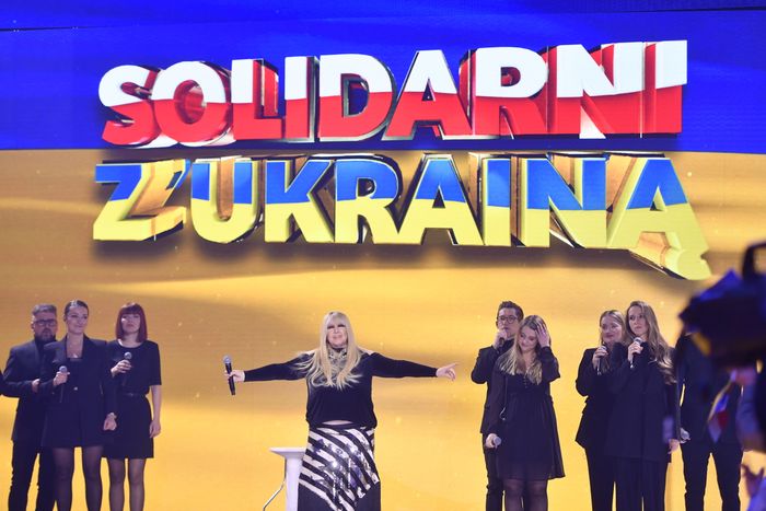 Maryla Rodowicz na koncercie Solidarni z Ukrainą