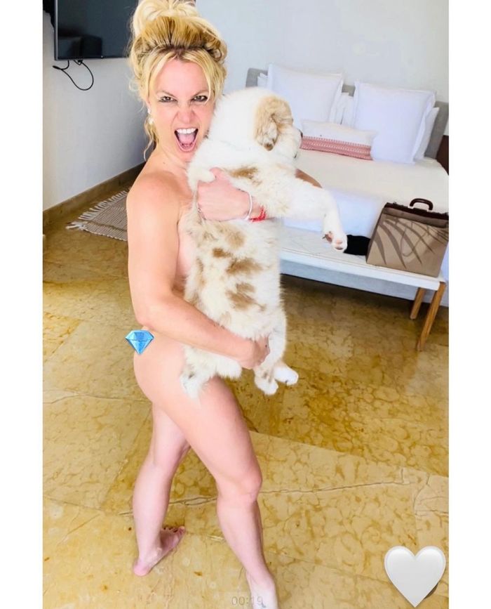 Ciężarna Britney Spears pokazała się nago