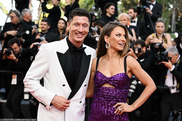 Anna i Robert Lewandowscy w Cannes