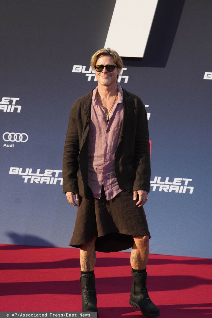Brad Pitt na premierze Bullet Train w Berlinie