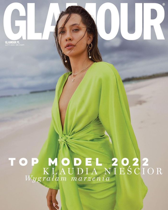 Klaudia Nieścior na okładce Glamour