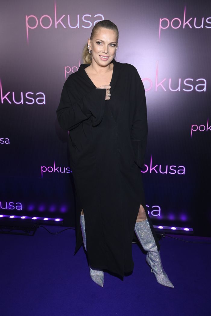Joanna Liszowska - premiera filmu Pokusa