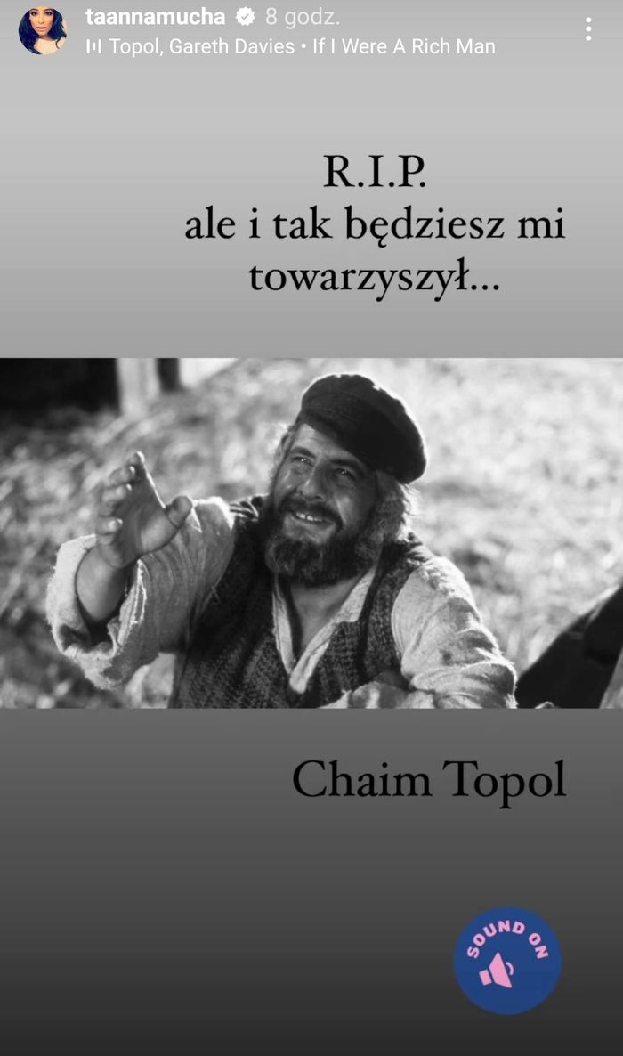 Chaim Topol nie żyje