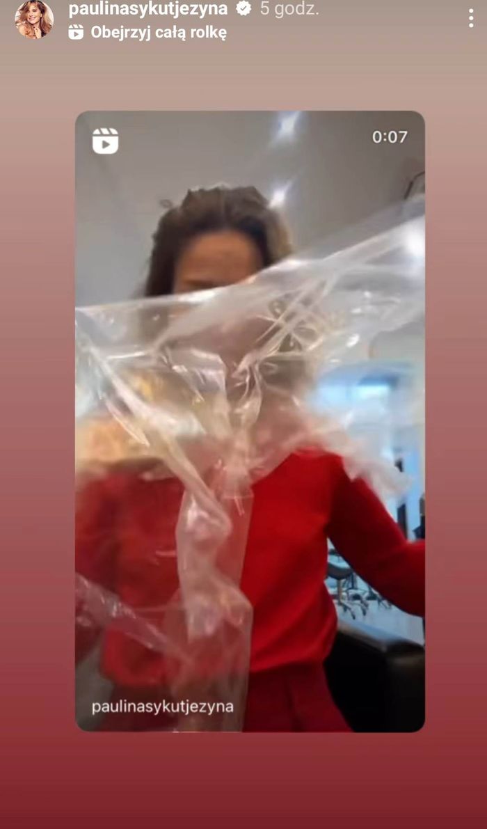Paulina Sykut u fryzjera