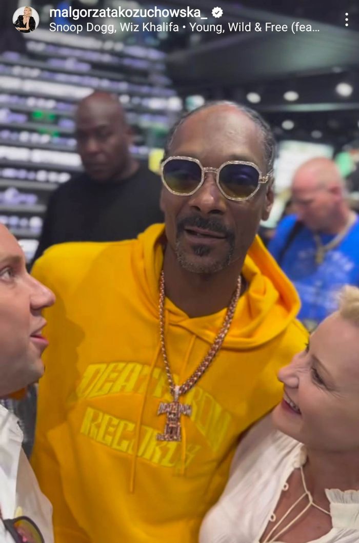 Małgorzata Kożuchowska spotkała Snoop Dogga