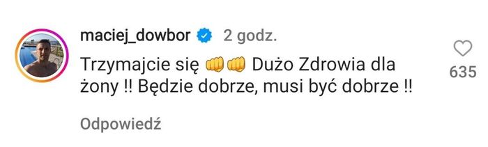 Dawid Kubacki - słowa wsparcia dla skoczka i jego żony