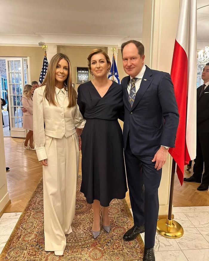 Małgorzata Rozenek w ambasadzie