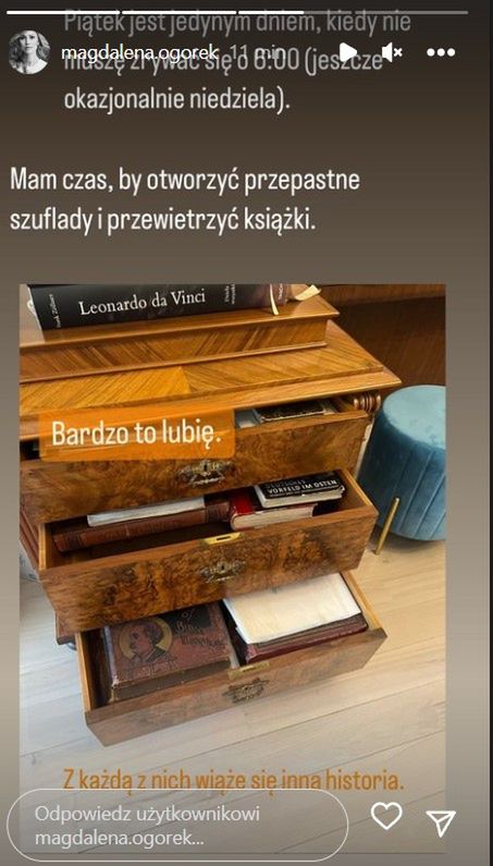 Magdalena Ogórek pokazała wartą krocie kolekcję