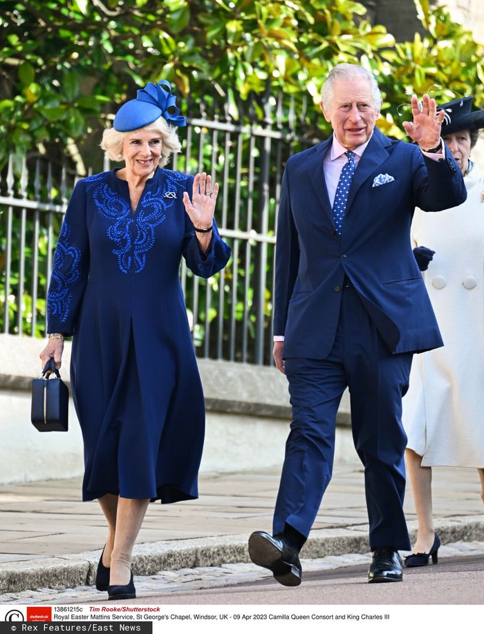 Wielkanoc 2023. Król Karol III i królowa Camilla (EastNews)