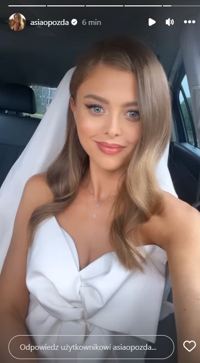 Joanna Opozda ma na głowie welon? Kadry zmyliły fanów