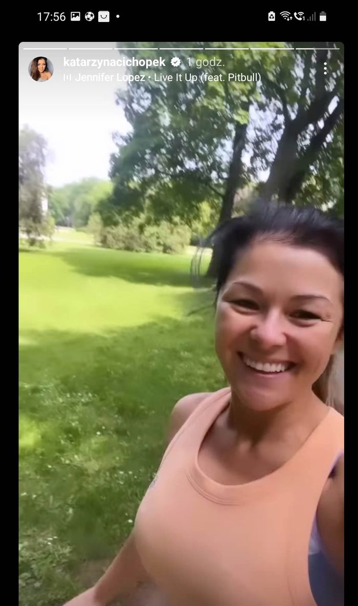 Kasia Cichopek biega bez makijażu