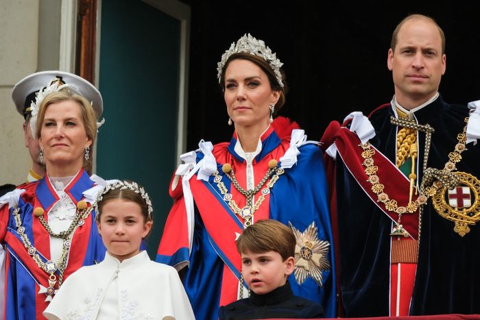 Książę Louis, księżna Kate, księżniczka Charlotte - koronacja Karola III (fot. ONS)