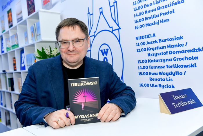 Tomasz Terlikowski - targi książki w Warszawie (fot. AKPA)