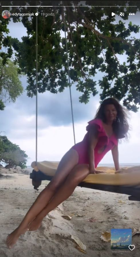 Edyta Górniak na zdjęciach z urlopu