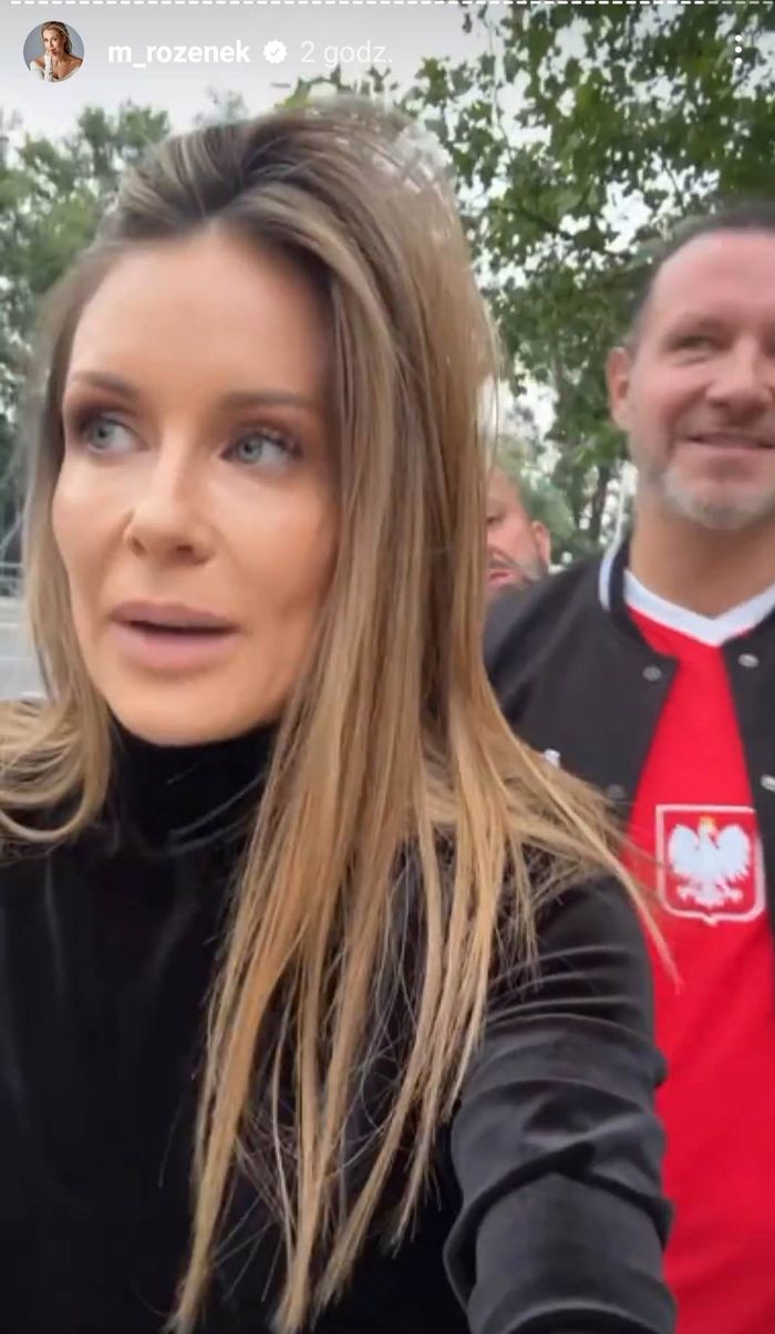 Małgorzata Rozenek Na Meczu Polska Niemcy Jak Wyglądała 4754