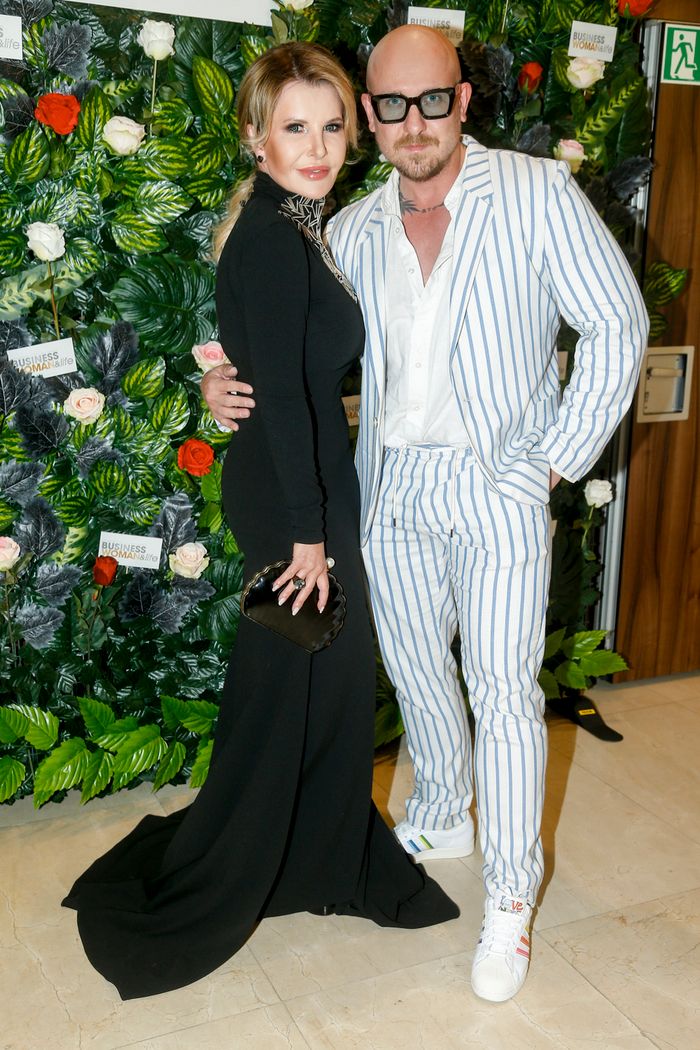 Joanna Racewicz, Robert Czerwik - gala Businesswoman Awards 2023 (fot. AKPA)