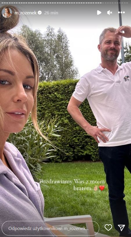 Małgorzata Rozenek pokazała brata i resztę rodziny