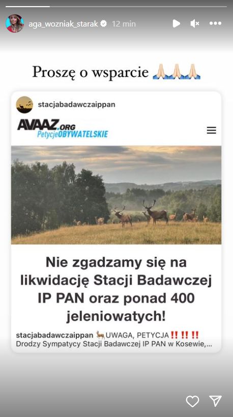 Agnieszka Woźniak-Starak prosi o pomoc