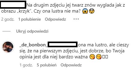 Partnerka Marcina Hakiela zmiażdżyła hejterkę (fot. Instagram)