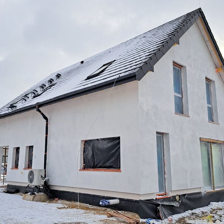 Dom prefabrykowany betonowy P.4 - realizacja budowy domu