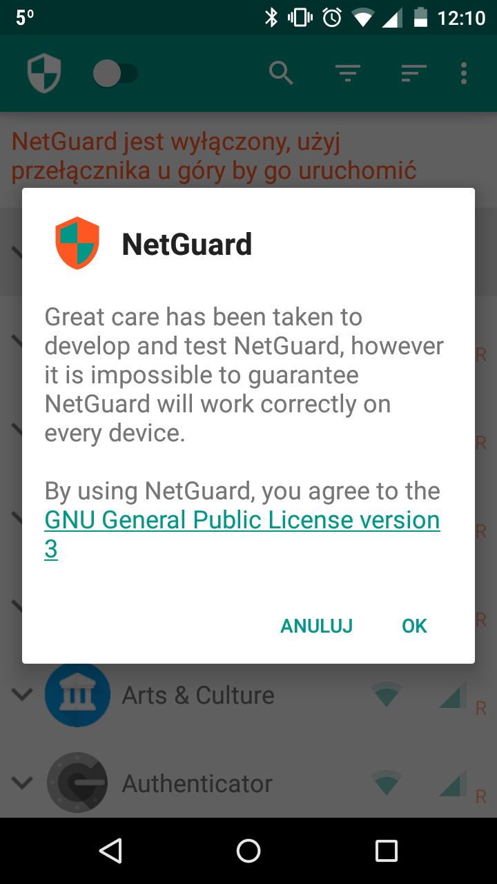 NetGuard noroot firewall 2.329 (Android) dobreprogramy