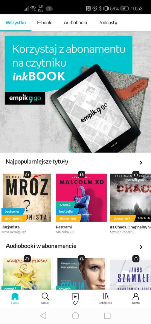 Empik Go - Audiobooki I Ebooki 3.12.00.01.21 (Android) - Dobreprogramy