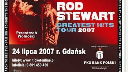 Rod Stewart na koncercie w Stoczni Gdańskiej