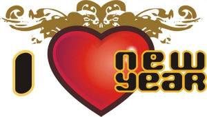 I LOVE NEW YEAR