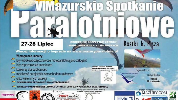 6. Mazurskie Spotkanie Paralotniowe w Rostkach