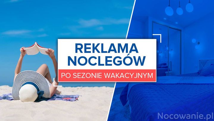 Reklama noclegów po sezonie wakacyjnym