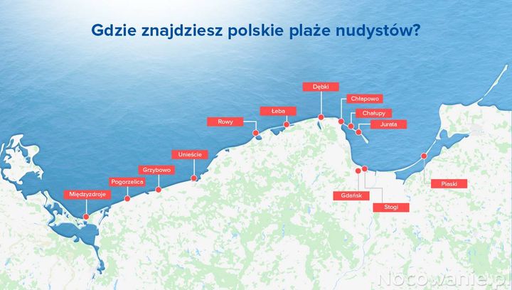 Plaże Nudystów W Polsce