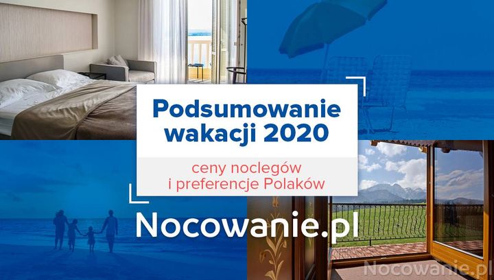 Podsumowanie wakacji 2020 - ceny noclegów i preferencje Polaków